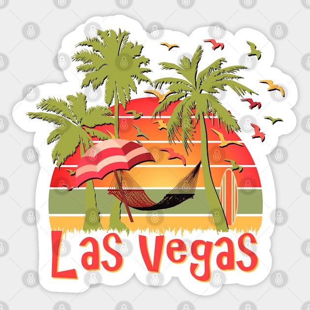 Las Vegas Sticker by Nerd_art